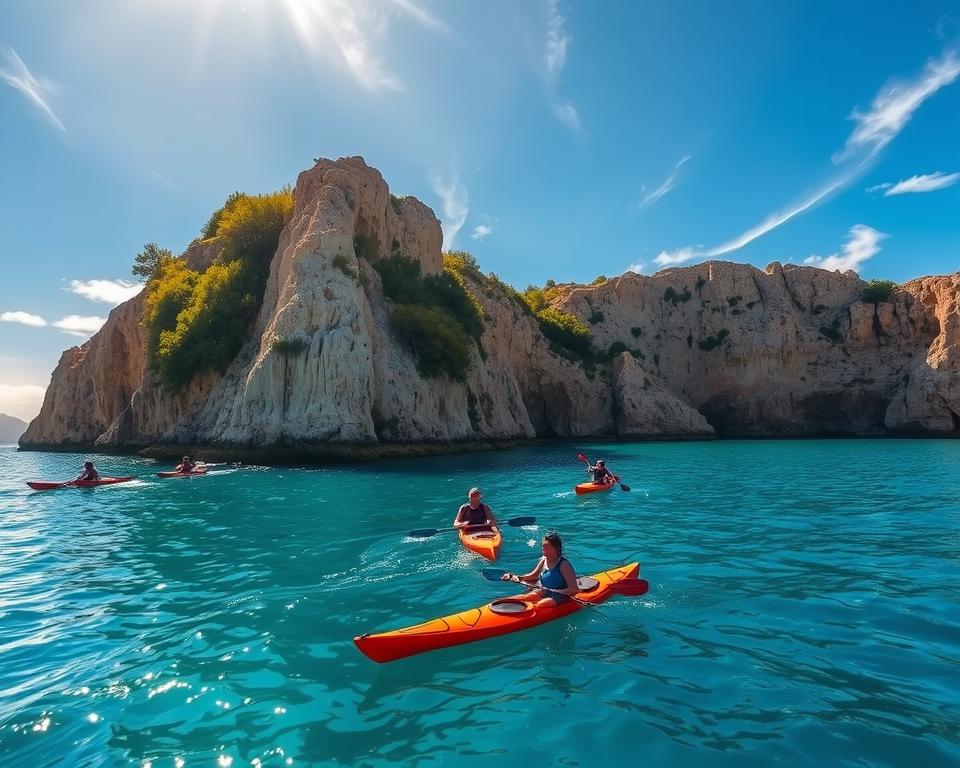 paddle dans les calanques